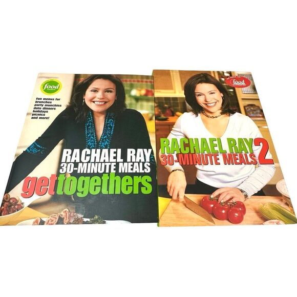 Rachel Ray 30 Minute Meals Cookbook Set of 2 - Get Togethers & 2 - Picture 1 of 5